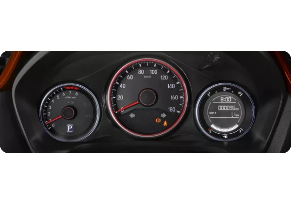 New Sporty Meter Cluster with Multi Information LCD Display (for RS type)