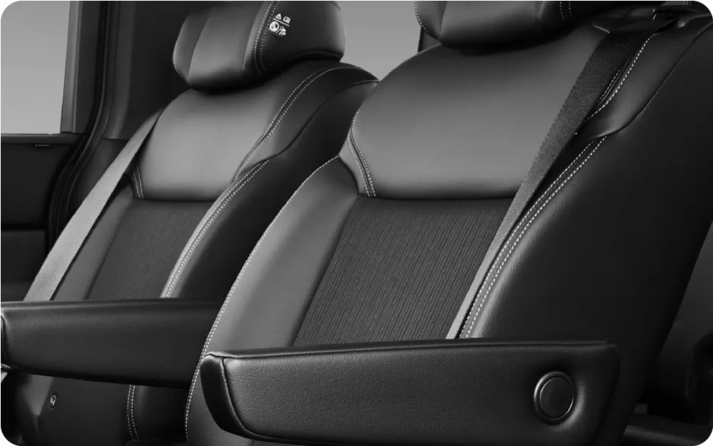 “Prime Smooth” Synthetic Leather with “FABTECT” Water & Oil Repellent Fabric